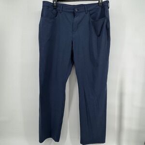 Pro Tour Classic Casual Fit Pants Men Navy Blue Golf Gorpcore 38x30